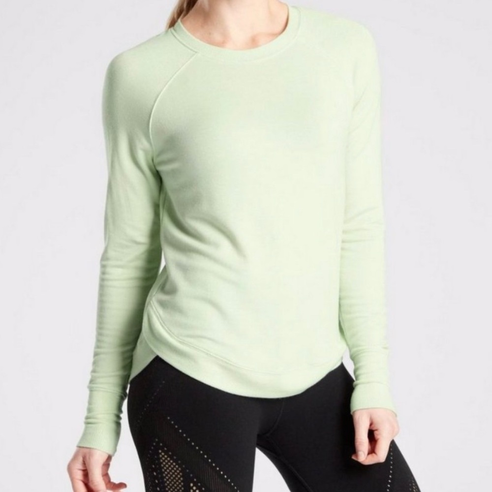 Athleta Mindset Green Sweater